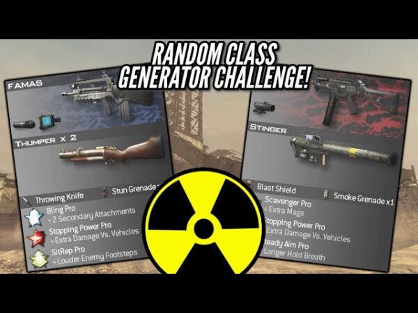 Call Of Duty Modern Warfare 3 Random Class Generator